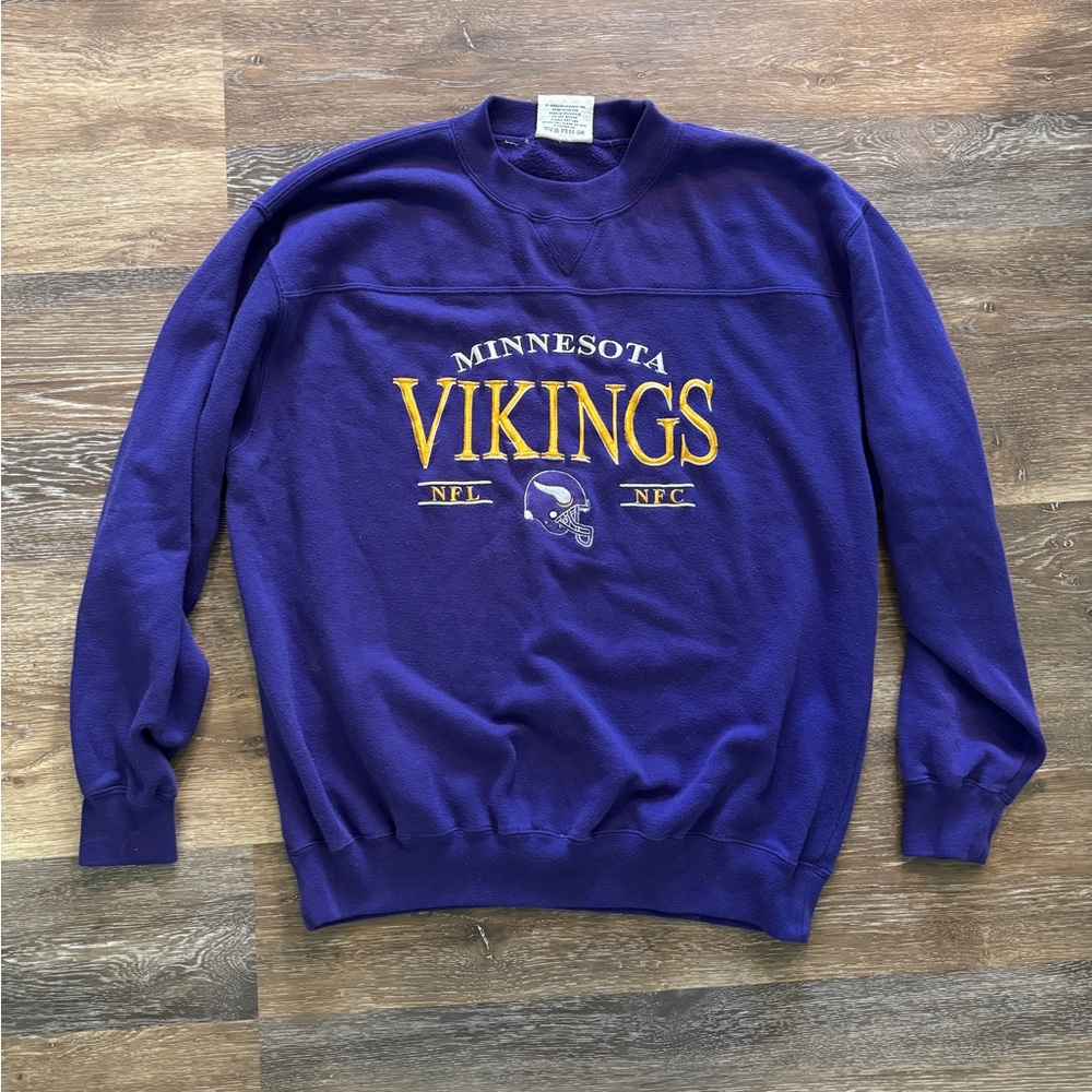 Vintage Lee Sport Minnesota Vikings Crewneck size Large